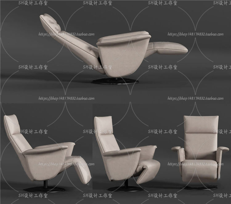 椅子3Dmax单体模型 (93)-1