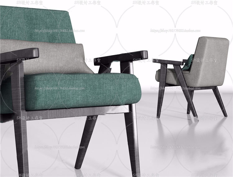 椅子3Dmax单体模型 (122)-1