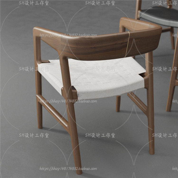 椅子3Dmax单体模型 (123)-1