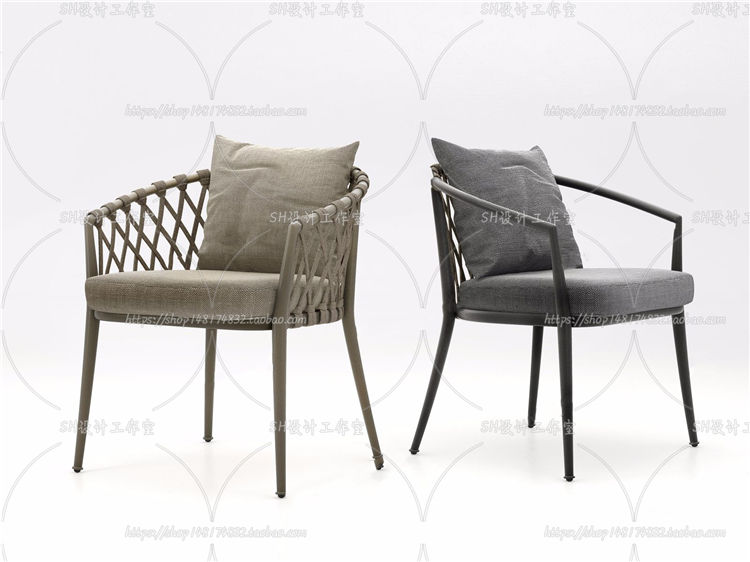 椅子3Dmax单体模型 (124)-1