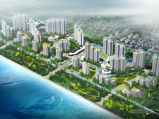 [江苏]钢筋混凝土结构大型住宅区规划及单体设计方案文本-1