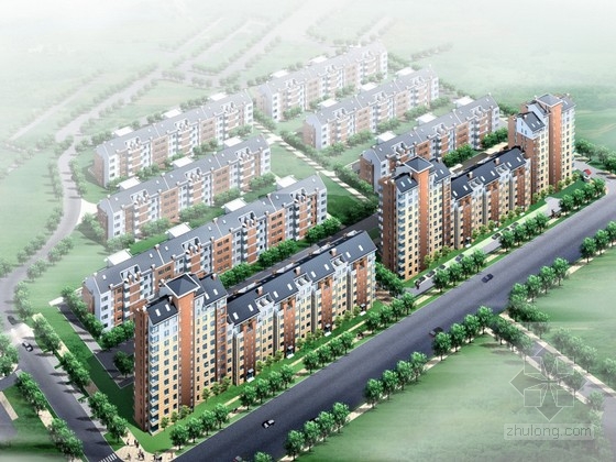 [辽宁]现代风格住宅区规划及单体设计方案文本(含CAD知名-1