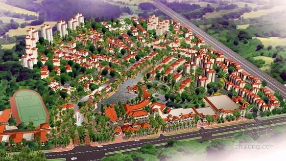 [广东]欧式风格住宅区规划及单体设计方案文本（美国知名.-1