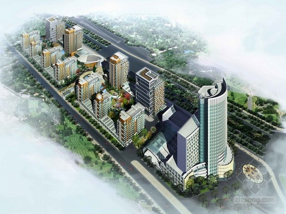 [长春]商业住宅区规划及单体设计建筑方案文本-1