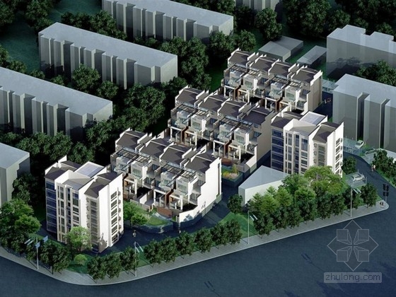 [北京]现代风格住宅区规划及单体设计方案文本-1