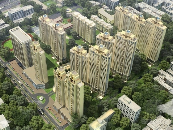 [山东]高层住宅区规划及单体设计方案文本-1