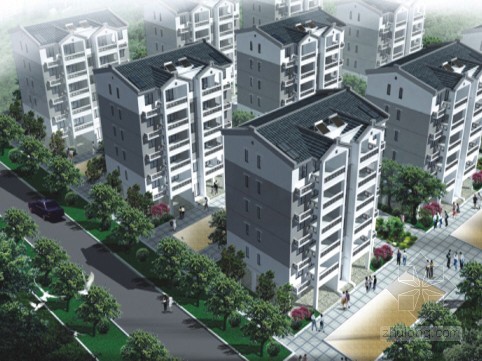 [珠江]某多层城郊村住宅设计文本图集-1