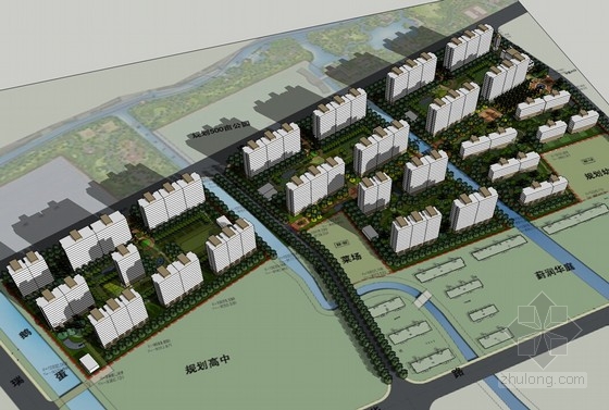 [上海]新古典风格住宅区设计方案文本（知名事务所）-1