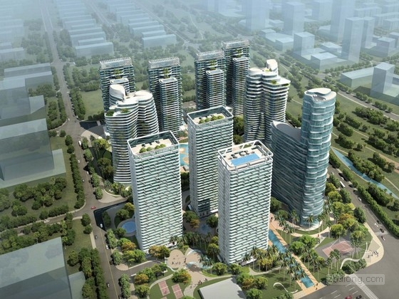 [海南]现代风格住宅区规划及单体设计方案文本-1