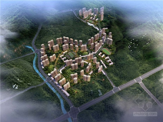 [贵州]artdeco风格生态住宅小区规划设计方案文本（知名..-1