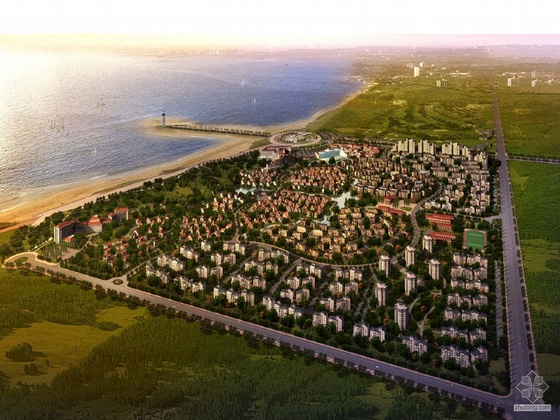 [营口]某海滨项目别墅区概念规划设计方案-1