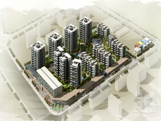 [深圳]某小区规划及建筑单体设计方案文本-1
