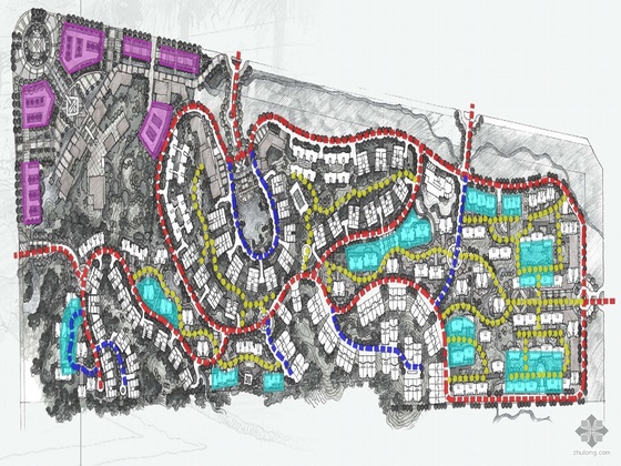 [成都]某城山地别墅规划及建筑方案文本(HOOP 美国某设计-1