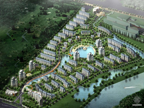 [江南]某住宅小区规划设计方案及文本（另包括规划方案投..-1