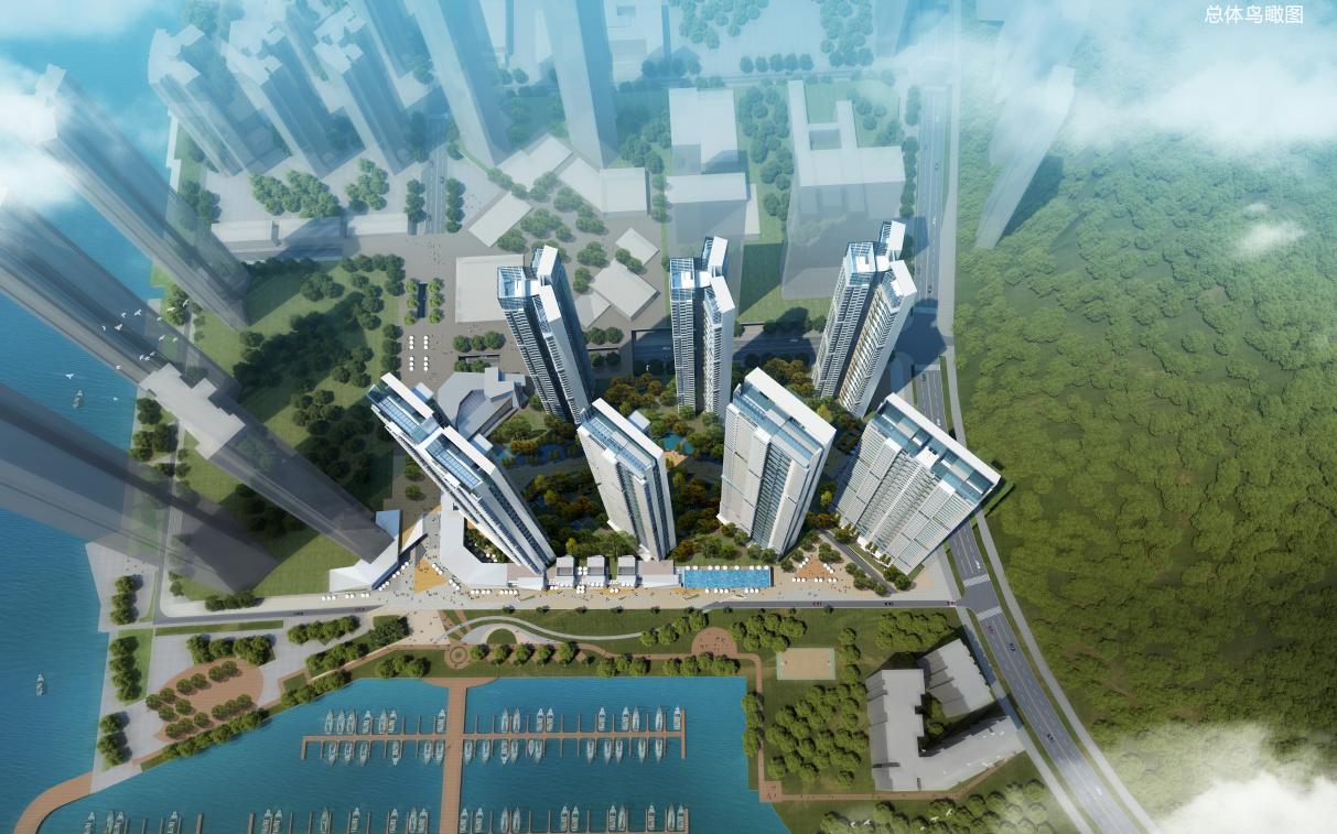 [深圳]超高层高品质临海现代风格住宅建筑设计方案文本-1
