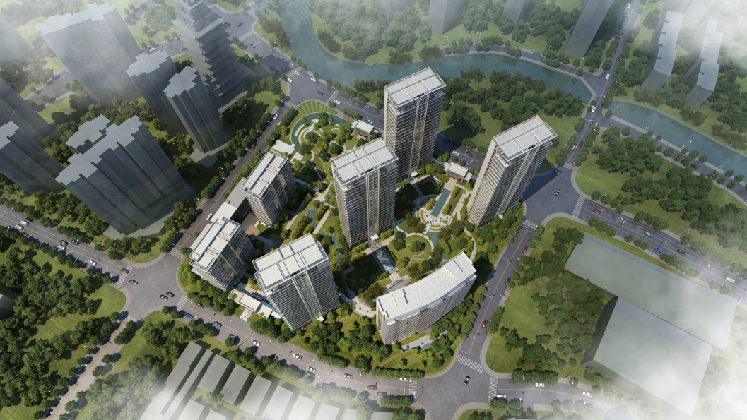 [上海]点式7栋高层住宅楼建筑方案文本（高清大图）-1