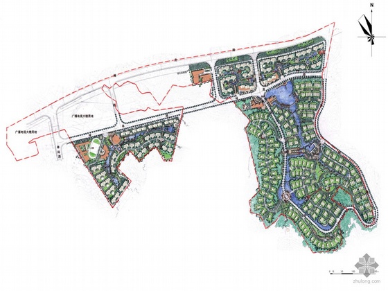 [长沙]某大型住宅区项目规划设计方案-1