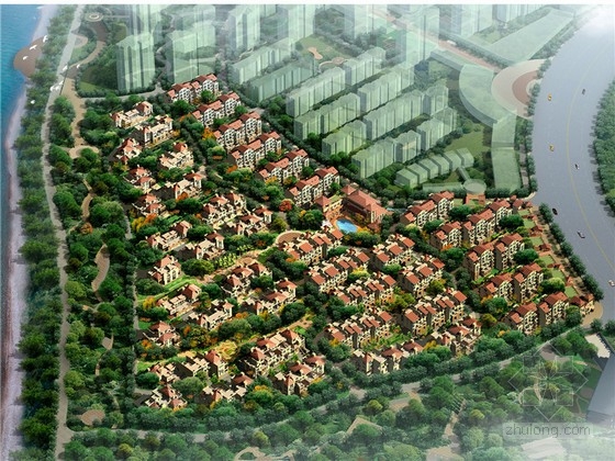 [浙江]西班牙风格高档住宅区设计方案文本（含CAD）-1