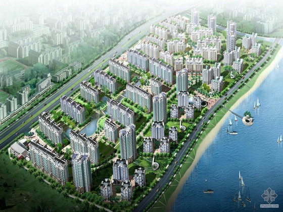 [上海]津浦某滨河小区方案设计文本-1