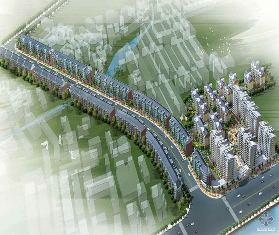 [湖北麻城]某小区修建性详细规划-1