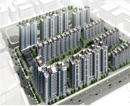 [北京大红门]某住宅立面改造项目方案（CAD方案、实景、...-1
