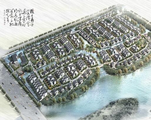 [苏州]虎丘某现代住宅小区楼群投标方案-1