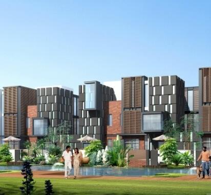 [武汉]某高尚住宅区规划及单体设计方案文本-1