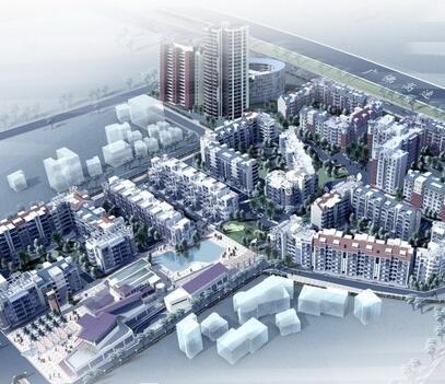 [广州]现代风格住宅区规划及单体方案文本-1