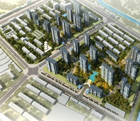 [山东]现代风格高层住宅区规划设计方案文本（知名设计院...-1