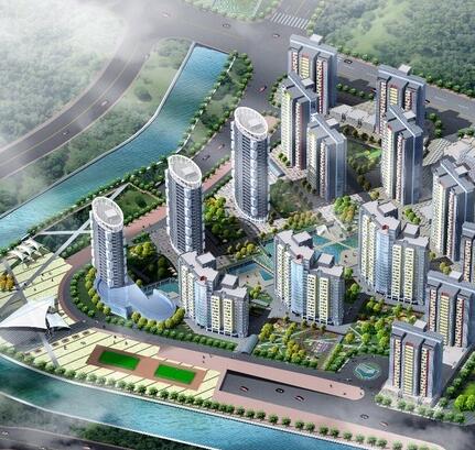 [天津]某区成熟现代住宅小区建筑方案设计（含户型、3个...-1