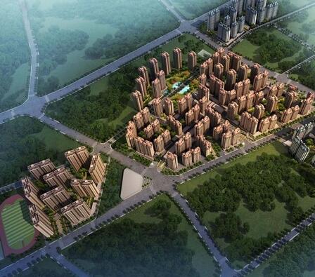 [四川]法式风格高层住宅区规划设计方案文本-1