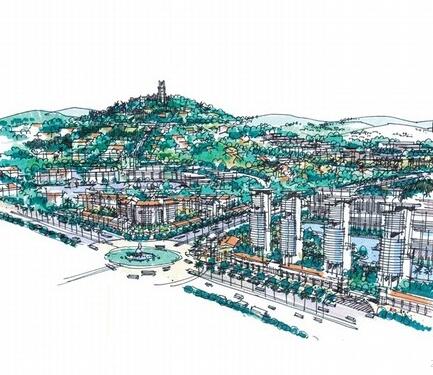 [广州]某住宅小区规划及建筑单体设计方案文本-1