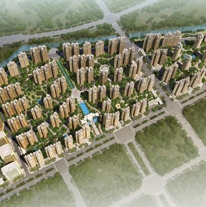 [广东]现代风格高层宜居住宅区规划设计方案文本-1