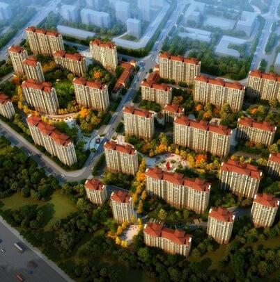 [北京]现代风格住宅安置区规划设计方案文本（知名设计院...-1