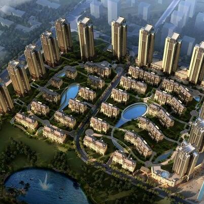 [重庆]现代风格板式高层住宅区规划设计方案文本-1