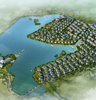[南京]滨水区景观式住宅及别墅规划设计方案文本-1