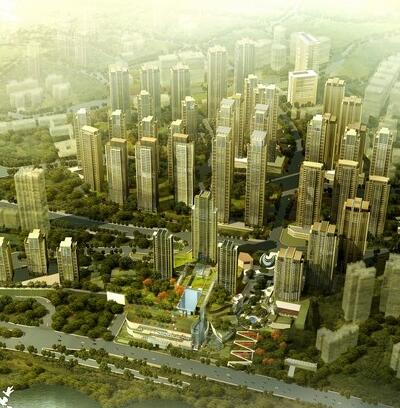 [重庆]超高层artdeco风格住宅区规划及单体设计方案文本...-1