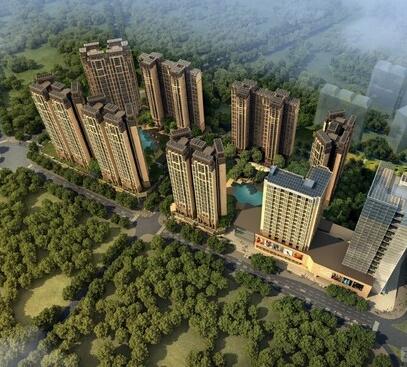 [深圳]现代风格高层园林式住宅区规划方案文本-1