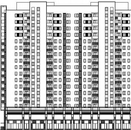 [郑州市]某十八层住宅楼建筑扩初图-1