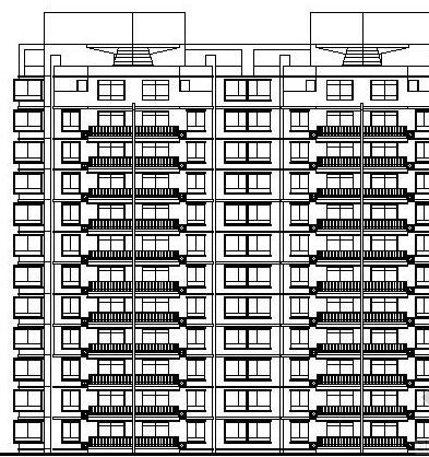 某十一层小高层住宅楼设计方案-1