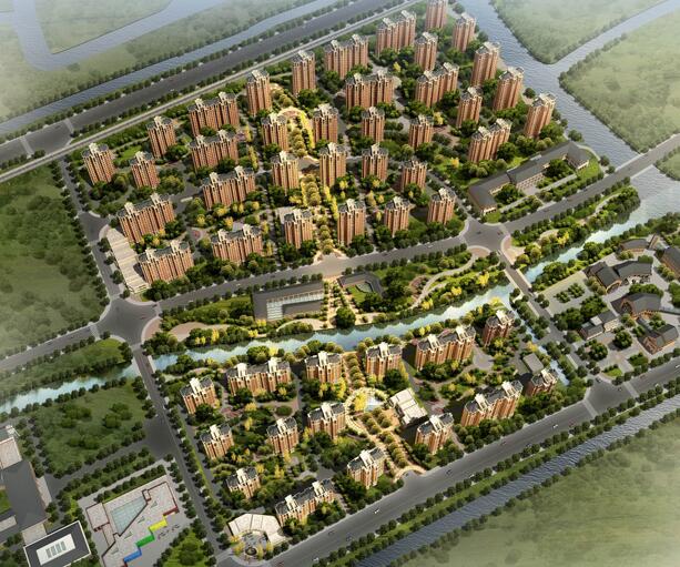 [上海]现代风格住宅区规划及单体设计方案文本-1