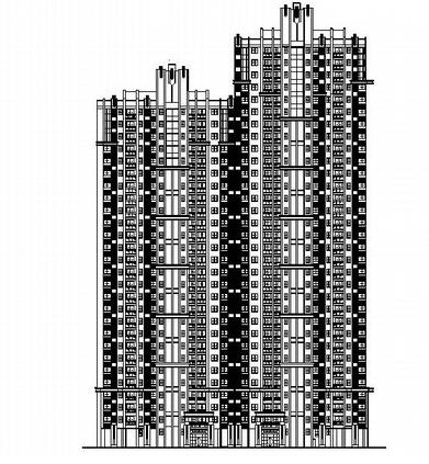 [福建]高层住宅小区规划设计施工图（含290余页图纸 效果...-1