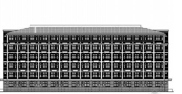[蚌埠]某大学六层学生公寓建筑施工图-1