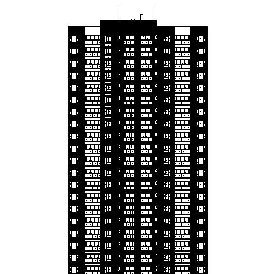 [广东]高层钢筋砼剪力墙住宅建筑施工图（含模型、多栋...-1