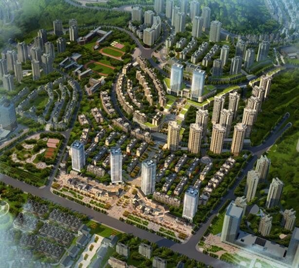 [重庆]新中式大型住宅区建筑设计方案文本-1