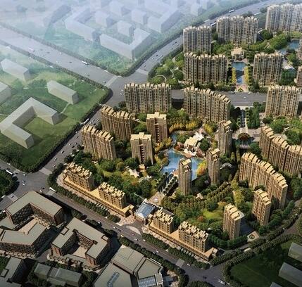 [江苏]老城区新古典风格高层住宅区规划设计方案文本-1