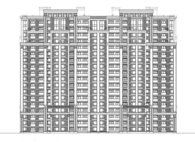 [湖南]世茂暨阳湖三角洲住宅建筑施工图设计（CAD）-1