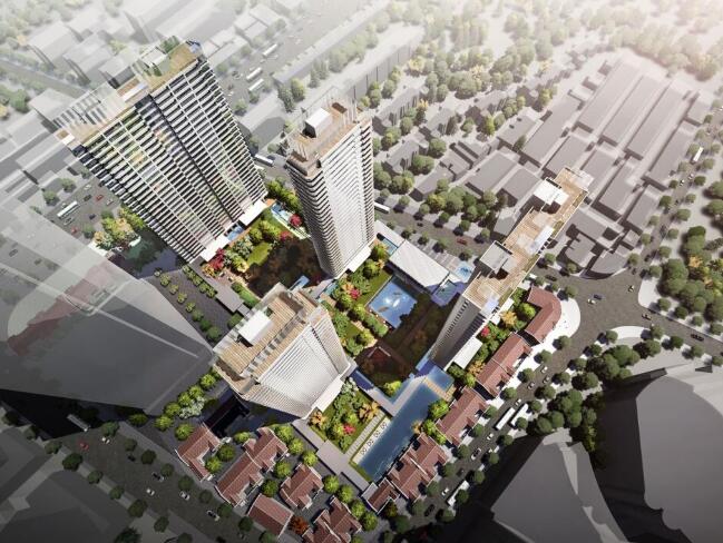 [上海] 现代超高层豪宅项目投标方案文本-1