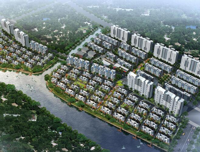 [上海]金地湾居住小区修规建筑设计方案文本-1