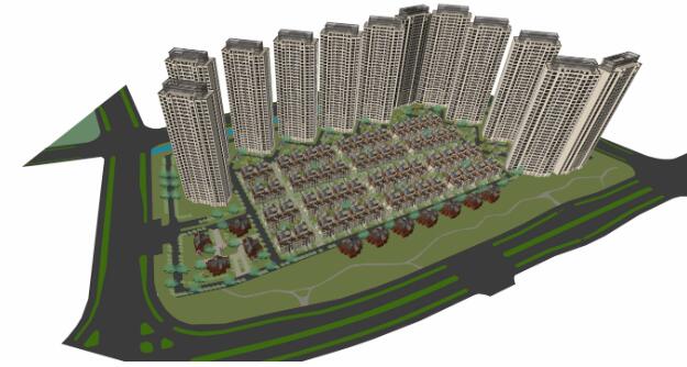 [江苏]盐城居住区地块规划与户型设计方案文本（PPT）-1